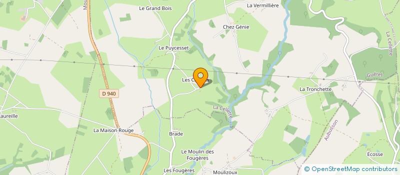 localisation de l'entreprise 444 961 262 à LA CELLETTE