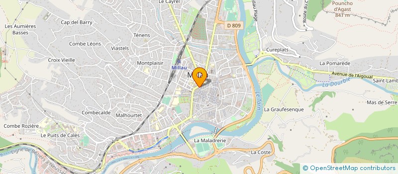 localisation de l'entreprise 444 982 201 à MILLAU