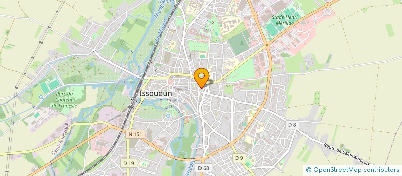 localisation de l'entreprise 444 COMMUNICATION à ISSOUDUN