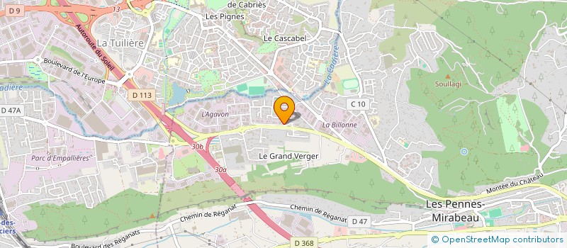 localisation de l'entreprise 444 PARADIS à LES PENNES-MIRABEAU