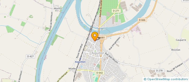 localisation de l'entreprise 445 014 293 à AIGUILLON