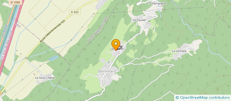 localisation de l'entreprise 445 034 929   BONVILLARD