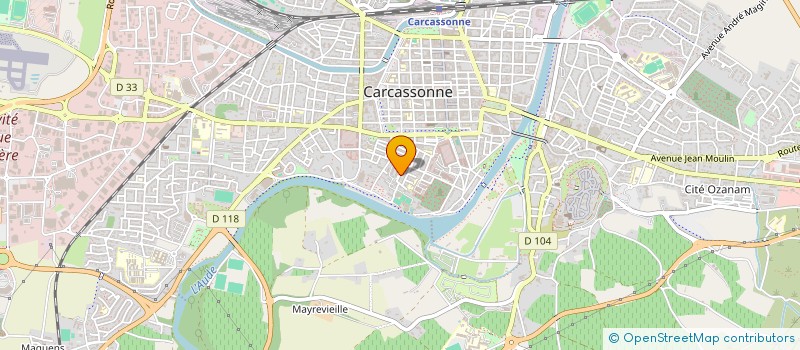localisation de l'entreprise 445 089 121 à CARCASSONNE