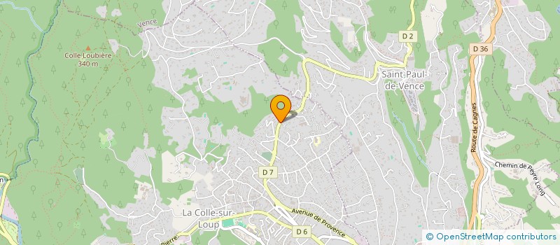 localisation de l'entreprise 445 111 578   LA COLLE-SUR-LOUP