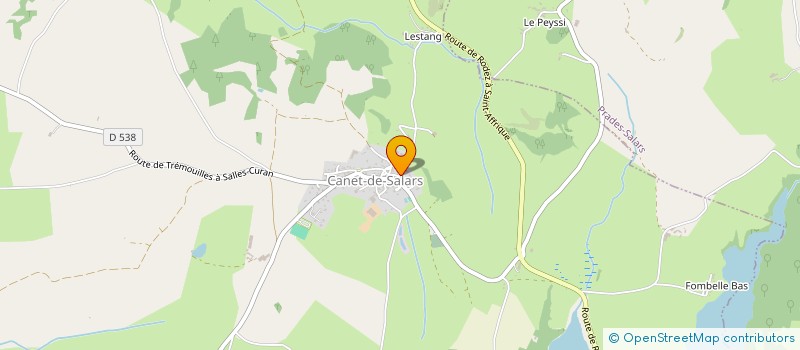 localisation de l'entreprise 445 116 056   PONT-DE-SALARS