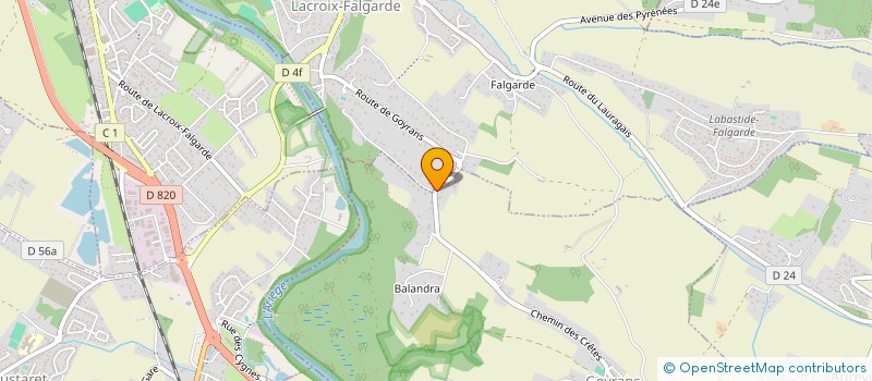 localisation de l'entreprise 445 129 331   GOYRANS