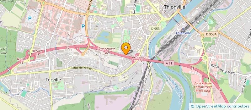 localisation de l'entreprise 445 170 103 à THIONVILLE