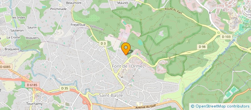 localisation de l'entreprise 445 174 154   MOUGINS
