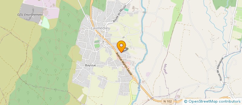 localisation de l'entreprise 445 195 860   LAVILLEDIEU