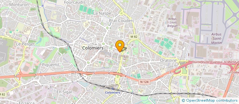 localisation de l'entreprise 445 274 475 à COLOMIERS