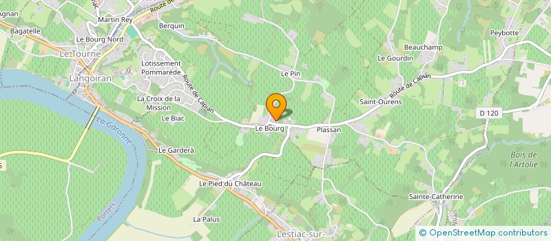 localisation de l'entreprise 445 309 495   LANGOIRAN