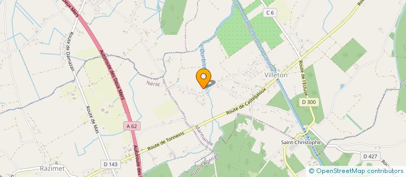 localisation de l'entreprise 445 368 483   VILLETON