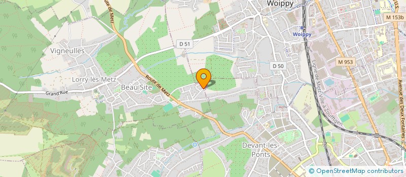 localisation de l'entreprise 445 386 527   LORRY-LES-METZ