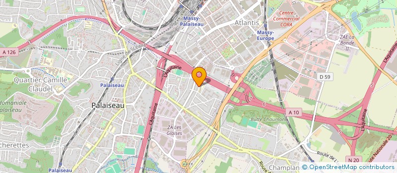 localisation de l'entreprise 447 475 021 à PALAISEAU