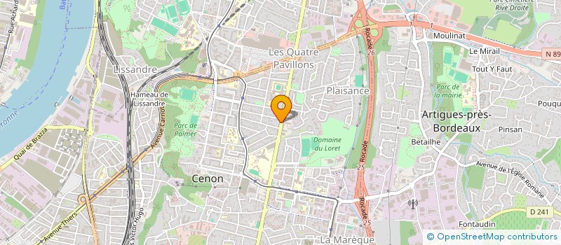 localisation de l'entreprise 447 520 917   CAMBLANES-ET-MEYNAC