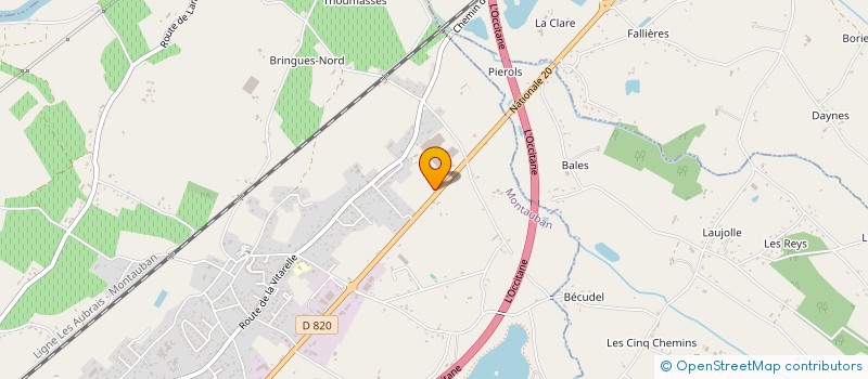 localisation de l'entreprise 447 573 866   MONTAUBAN