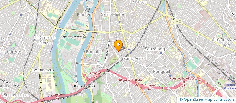 localisation de l'entreprise 447 639 113 à TOULOUSE