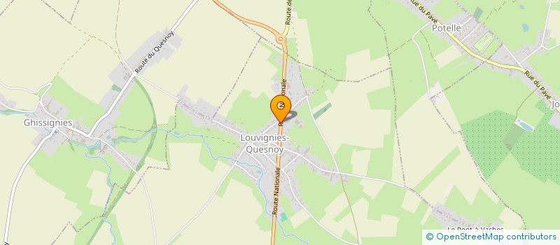 localisation de l'entreprise 447 675 604   LOUVIGNIES-QUESNOY