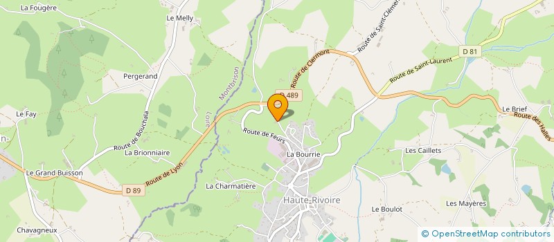 localisation de l'entreprise 447 678 111   HAUTE-RIVOIRE