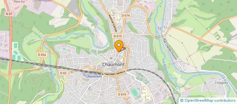localisation de l'entreprise 447 681 990 à CHAUMONT