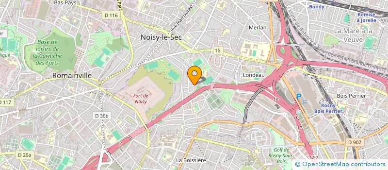 localisation de l'entreprise 447 685 165  à NOISY-LE-SEC