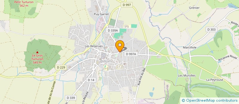 localisation de l'entreprise 447 695 040 à BILLOM