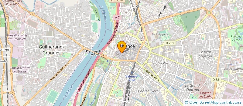 localisation de l'entreprise 447 777 996   BOURG-LES-VALENCE