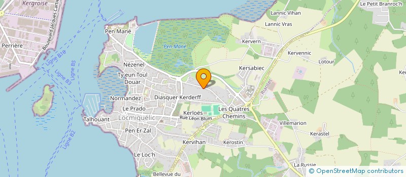 localisation de l'entreprise 447 785 767   LOCMIQUELIC