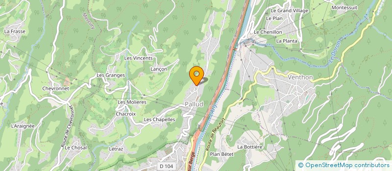 localisation de l'entreprise 447 820 994   PALLUD