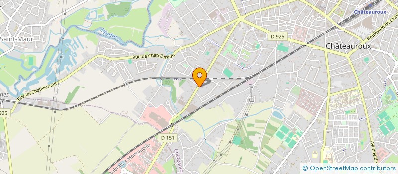 localisation de l'entreprise 447 894 601 à CHATEAUROUX