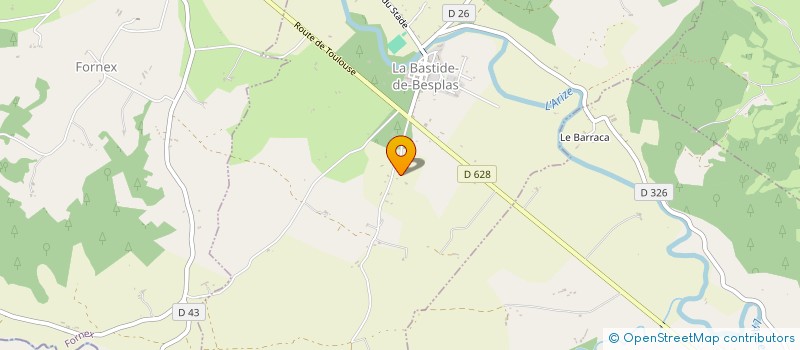 localisation de l'entreprise 447 898 719 à LA BASTIDE-DE-BESPLAS