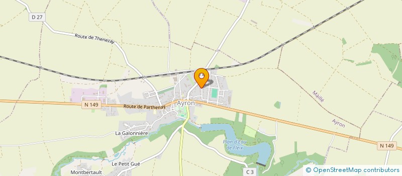 localisation de l'entreprise 447 914 664   AYRON