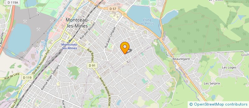 localisation de l'entreprise 447 927 963 à MONTCEAU-LES-MINES