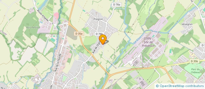 localisation de l'entreprise 447 953 571 à SAINT-GENIS-POUILLY