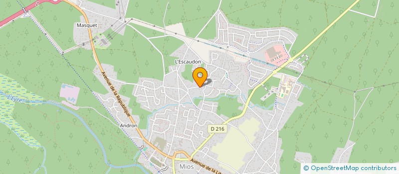 localisation de l'entreprise 448 031 666   MIOS