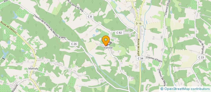 localisation de l'entreprise 448 060 277   LAROQUE-TIMBAUT