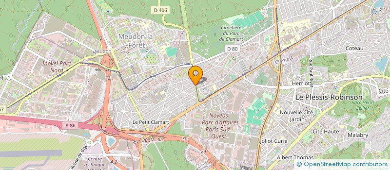 localisation de l'entreprise 448 076 281   CLAMART