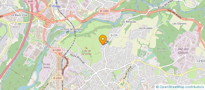 localisation de l'entreprise 448 077 222 à ANNECY