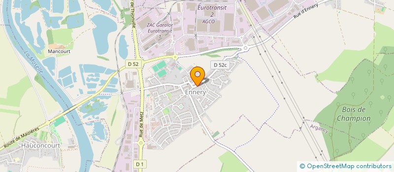 localisation de l'entreprise 448 077 909   ENNERY