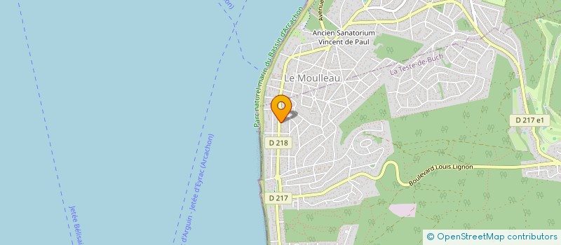 localisation de l'entreprise 448 107 243 à LA TESTE-DE-BUCH