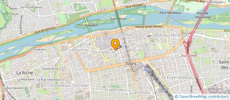 localisation de l'entreprise 448 125 377   TOURS