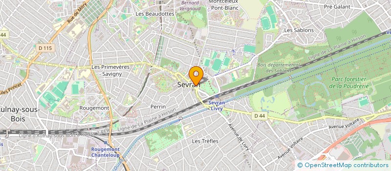 localisation de l'entreprise 448 126 771 à SEVRAN