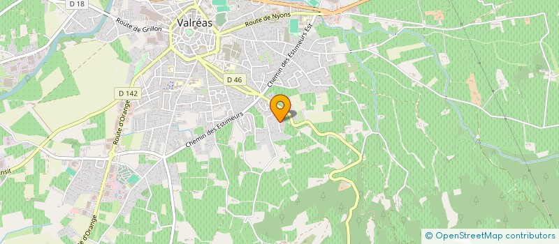 localisation de l'entreprise 448 170 746  à VALREAS