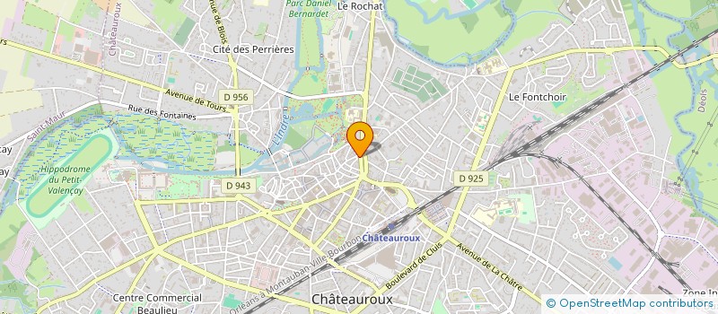 localisation de l'entreprise 448 196 931 à CHATEAUROUX