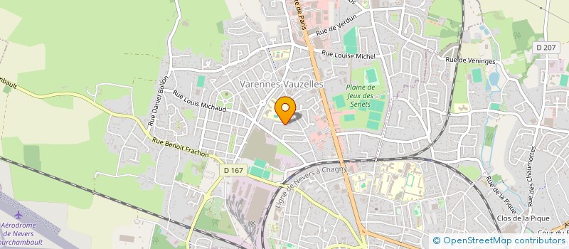 localisation de l'entreprise 448 232 462 à NEVERS