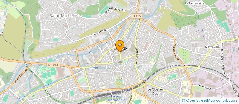 localisation de l'entreprise 448 322 438 à EVREUX