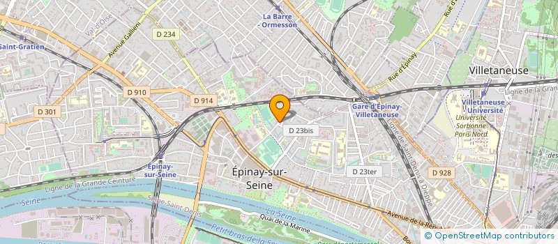 localisation de l'entreprise 448 433 813 à EPINAY-SUR-SEINE