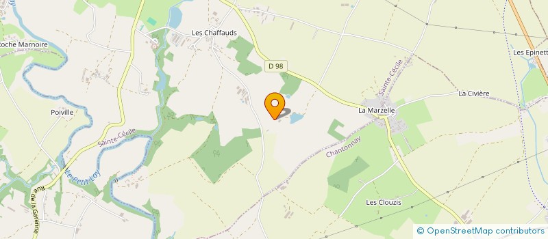 localisation de l'entreprise 448 443 572   SAINTE-CECILE