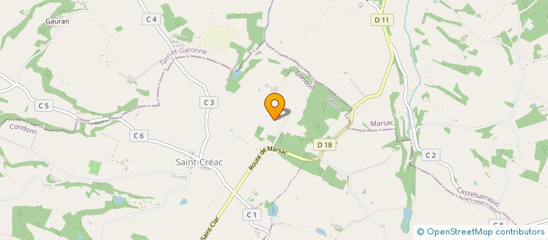 localisation de l'entreprise 448 500 983   SAINT-LEONARD