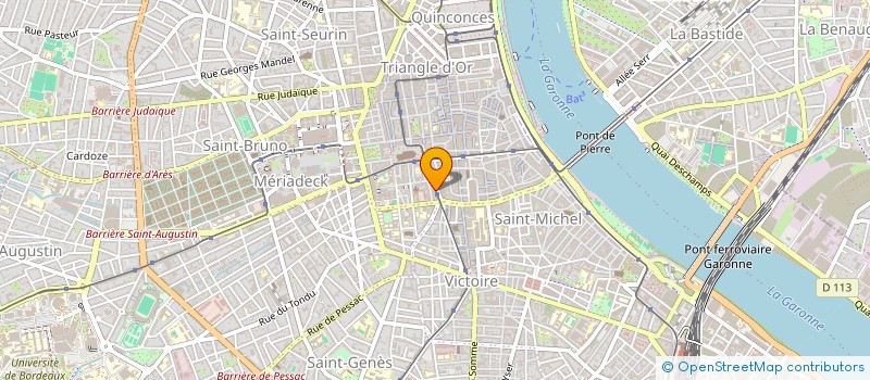 localisation de l'entreprise 448 535 740   BORDEAUX